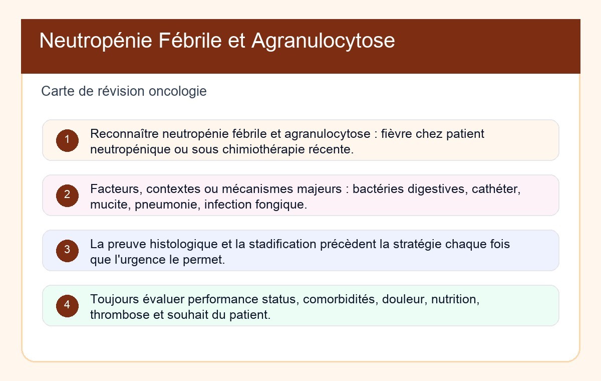 Neutropénie fébrile post-chimiothérapie