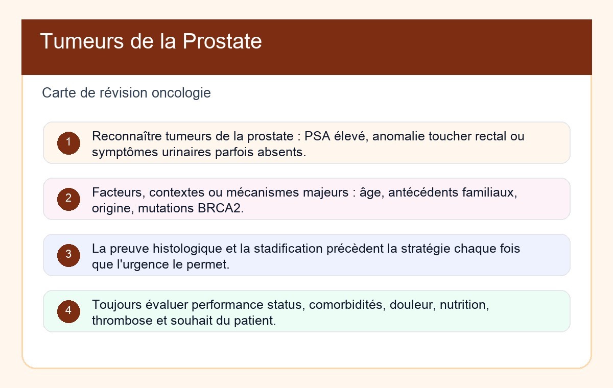 Tumeurs de la Prostate