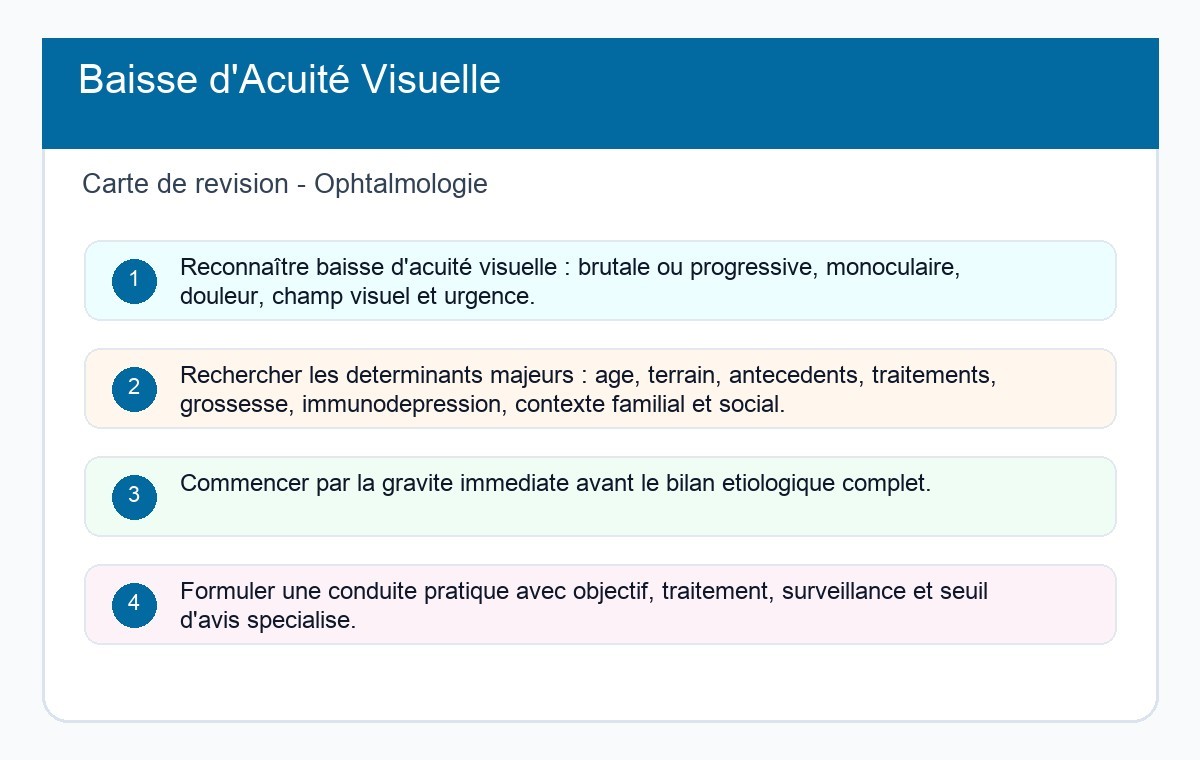 Baisse d'Acuité Visuelle