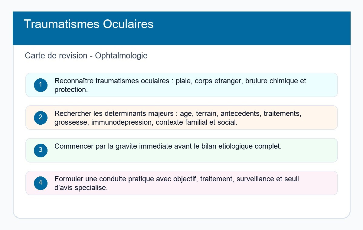 Traumatismes Oculaires