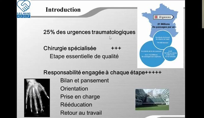 Introduction sur la prise en charge des urgences de la main