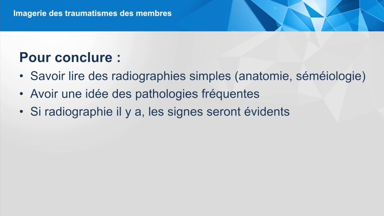 Radiographies traumatiques de face et de profil