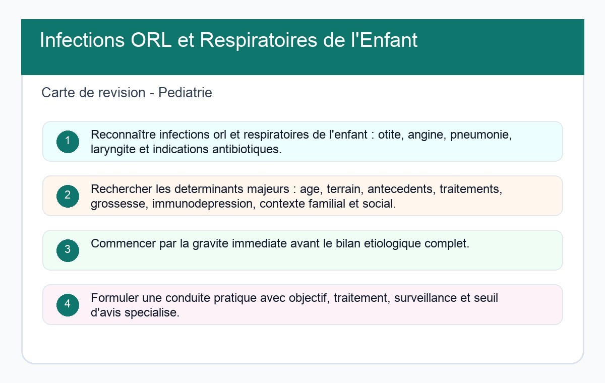 Infections ORL et Respiratoires de l'Enfant