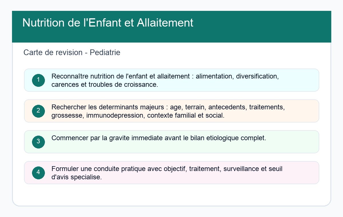 Nutrition de l'Enfant et Allaitement
