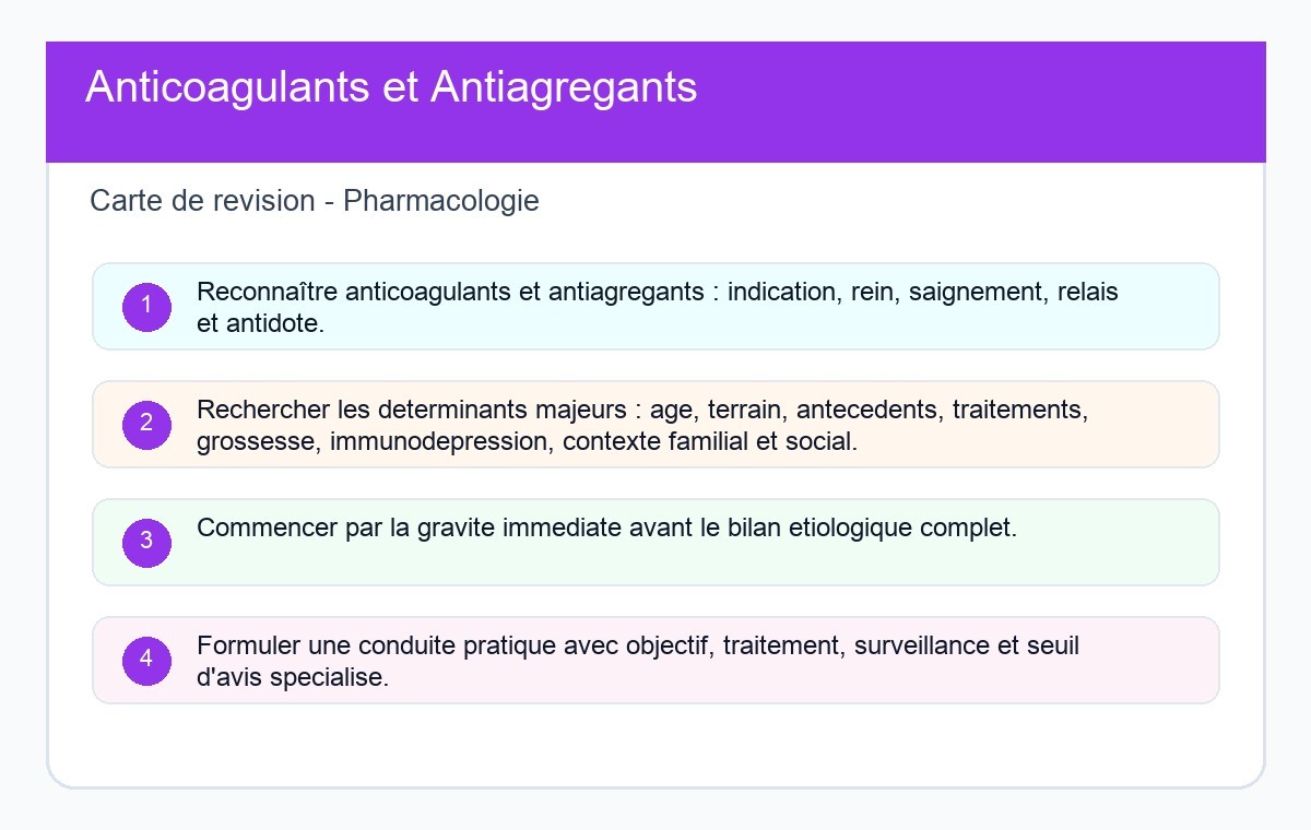 Anticoagulants et Antiagrégants