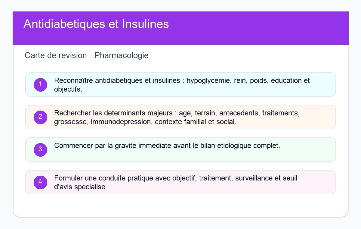 Antidiabétiques et Insulines