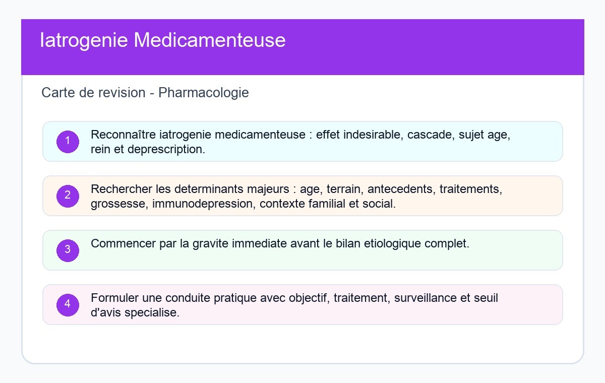 Iatrogénie Médicamenteuse