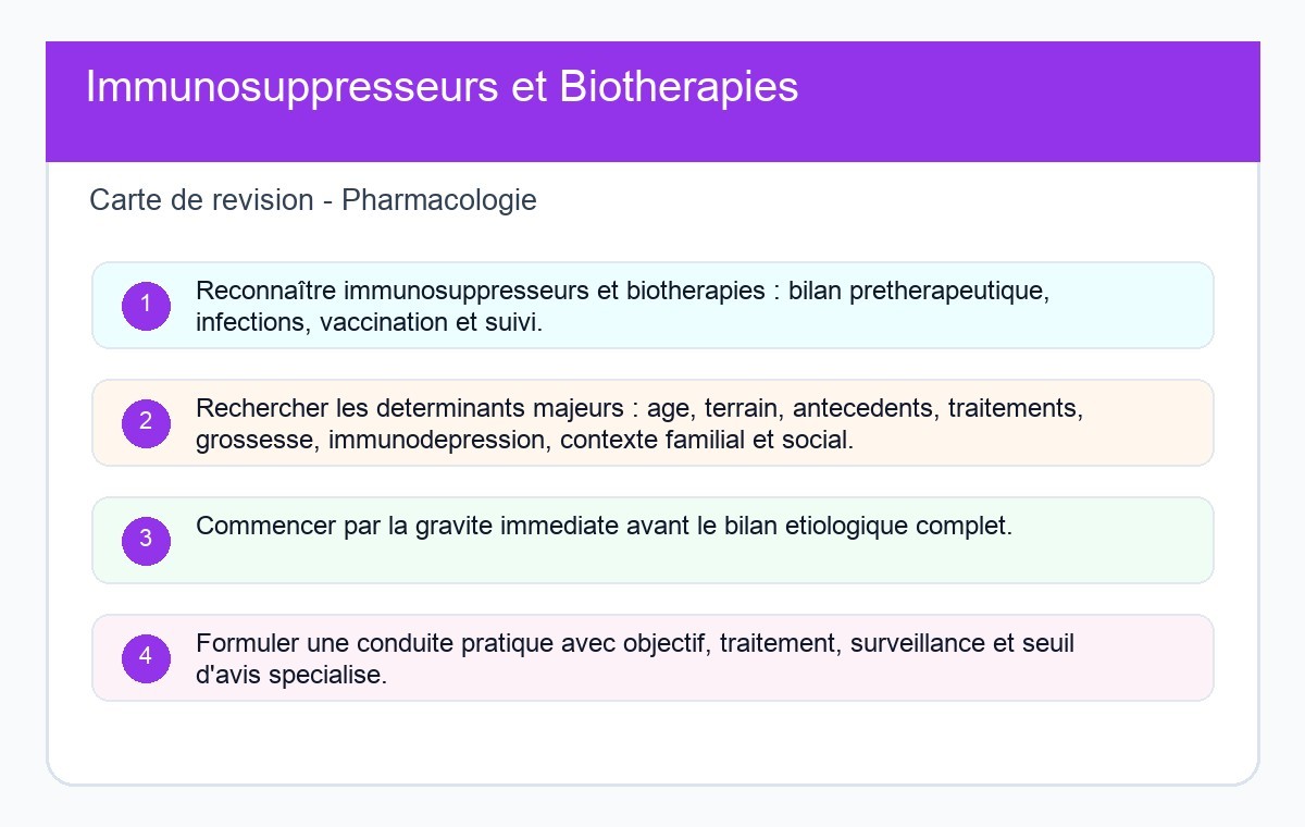 Immunosuppresseurs et Biothérapies