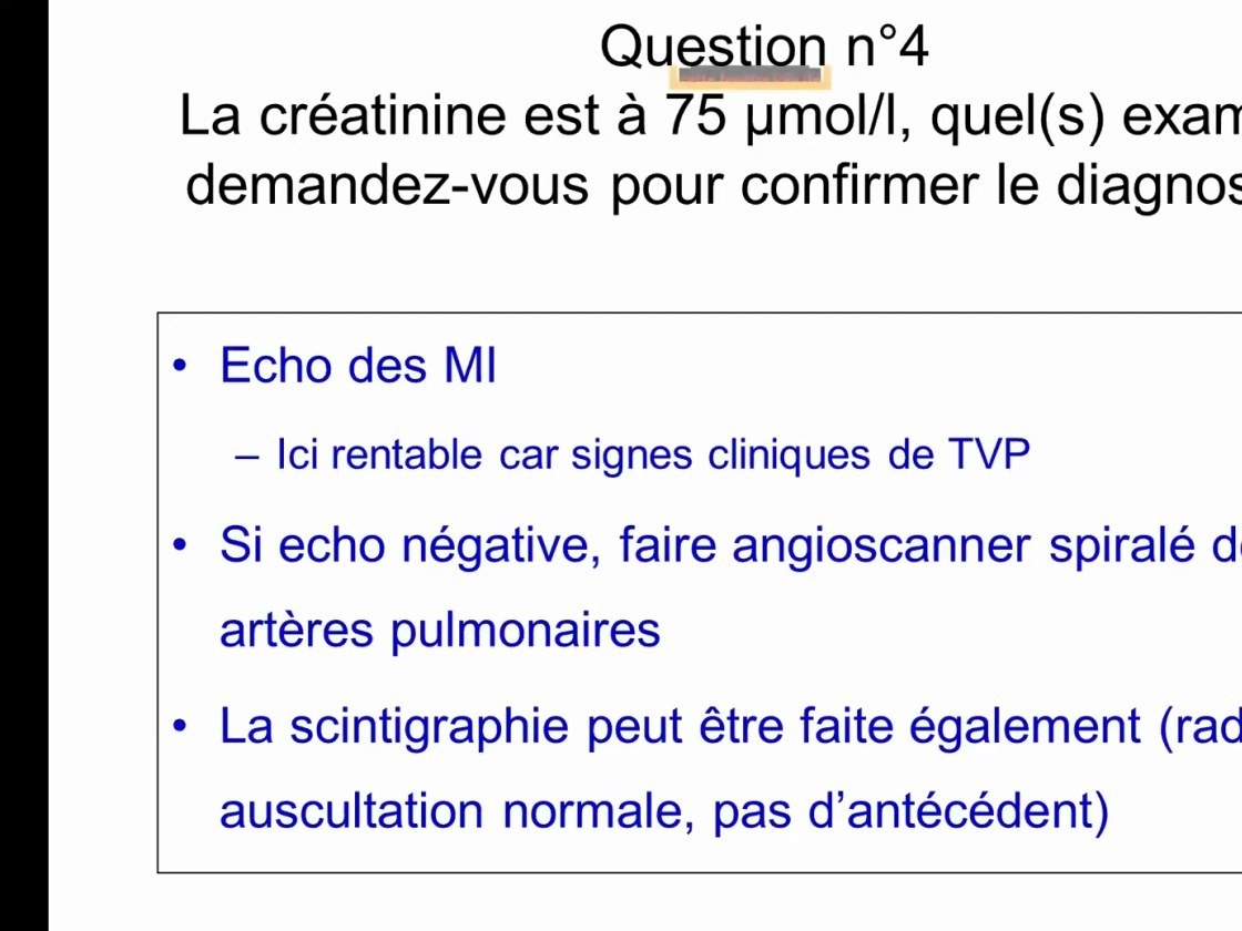 Embolie Pulmonaire et Thrombose Veineuse Profonde