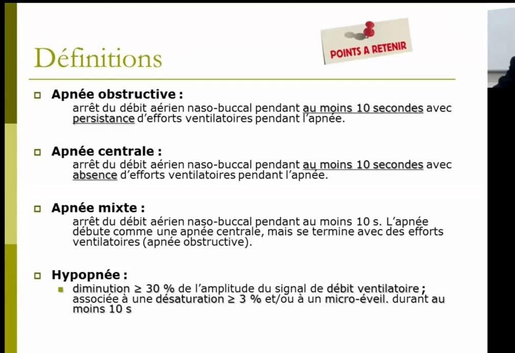 Troubles Respiratoires du Sommeil de l'Adulte