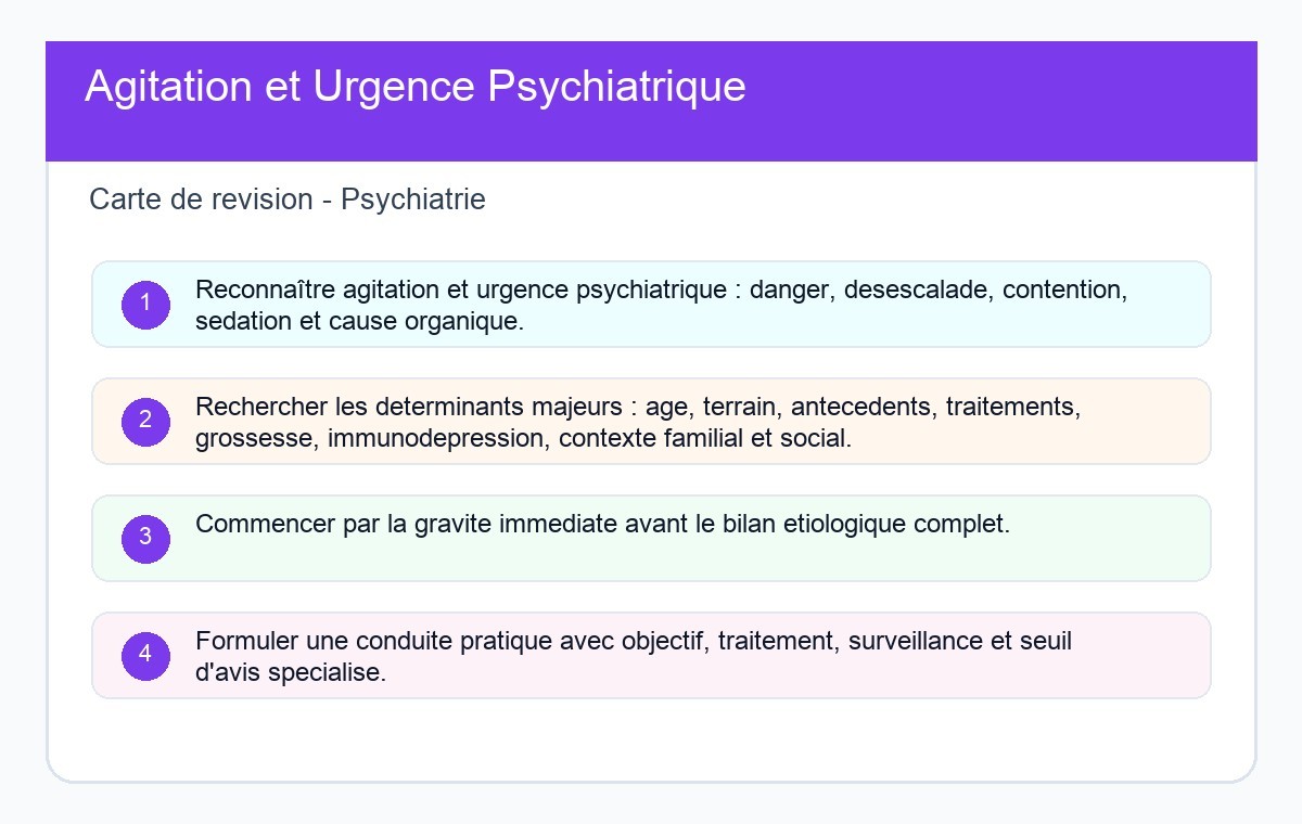 Agitation et Urgence Psychiatrique