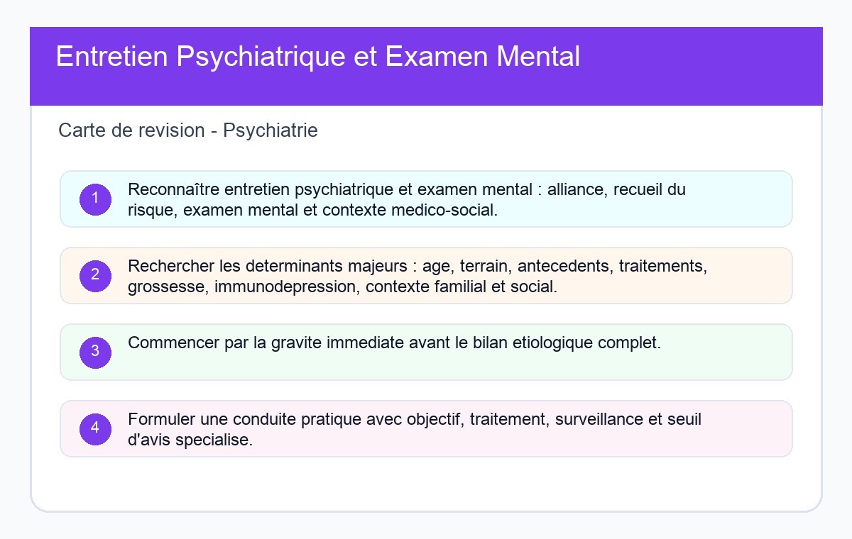 Entretien Psychiatrique et Examen Mental