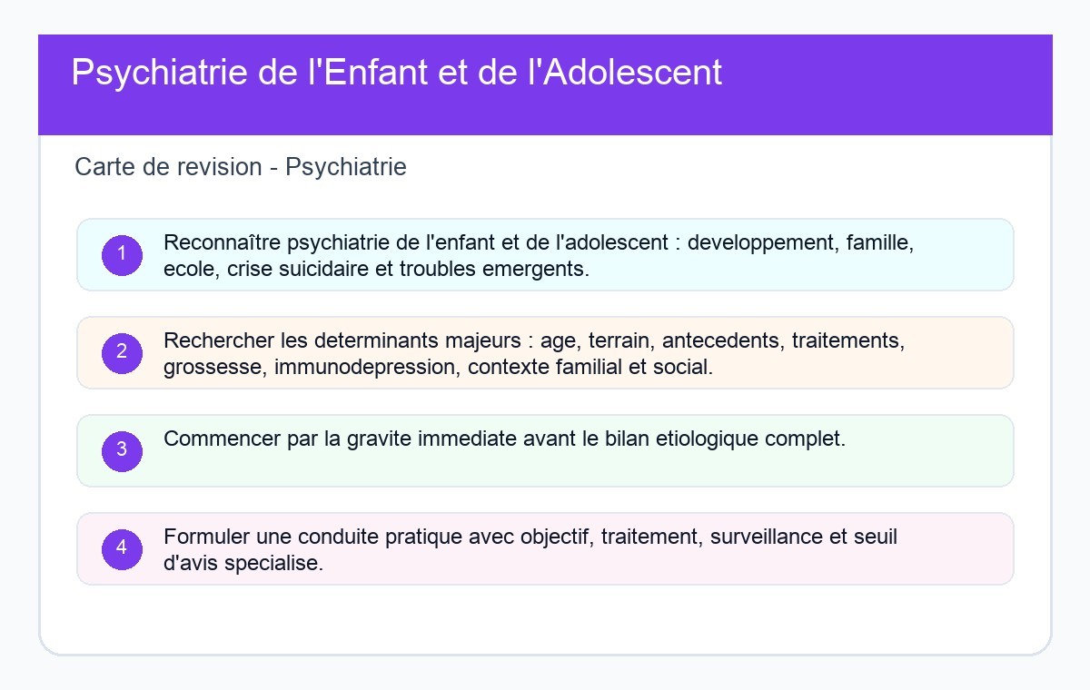 Psychiatrie de l'Enfant et de l'Adolescent