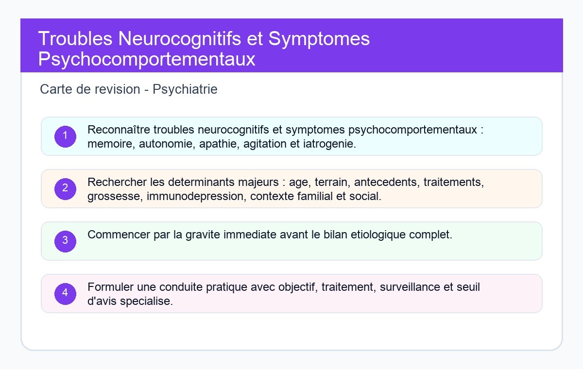 Troubles Neurocognitifs et Symptômes Psychocomportementaux
