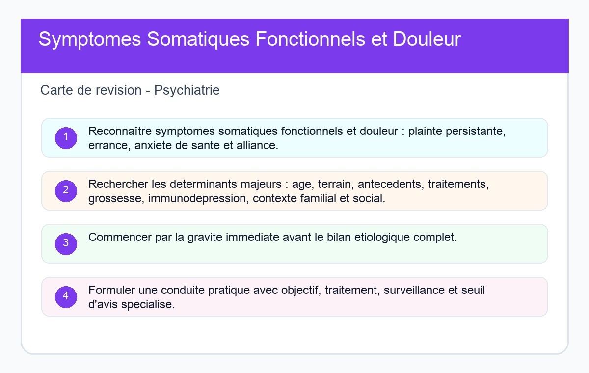 Symptômes Somatiques Fonctionnels et Douleur