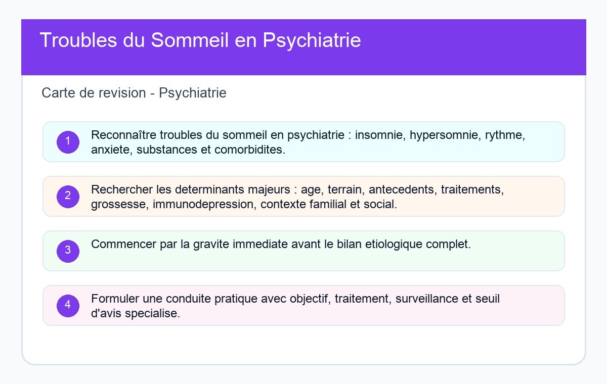 Troubles du Sommeil en Psychiatrie