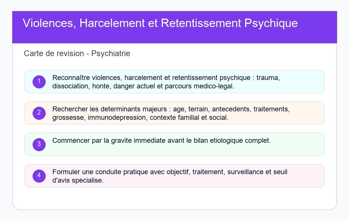 Violences, Harcèlement et Retentissement Psychique