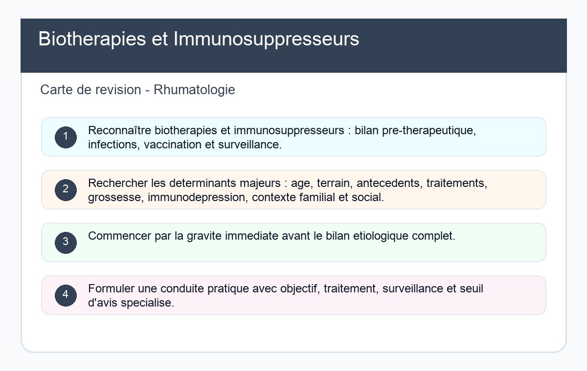 Biothérapies et Immunosuppresseurs