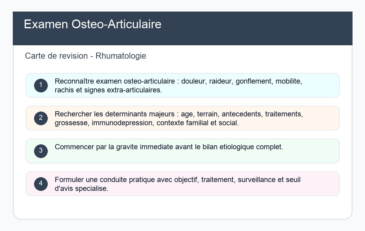 Examen Ostéo-Articulaire