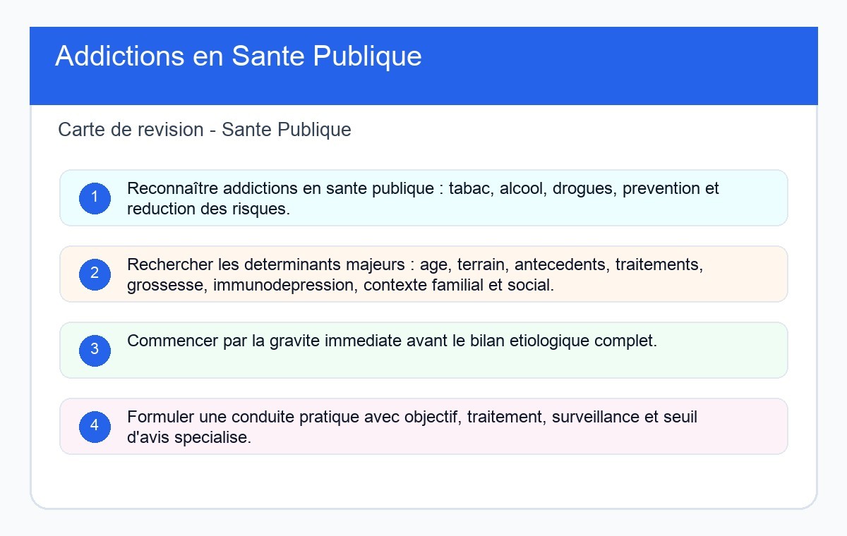 Addictions en Santé Publique