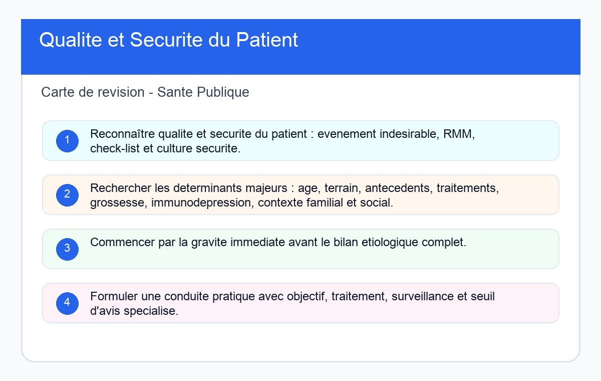 Qualité et Sécurité du Patient