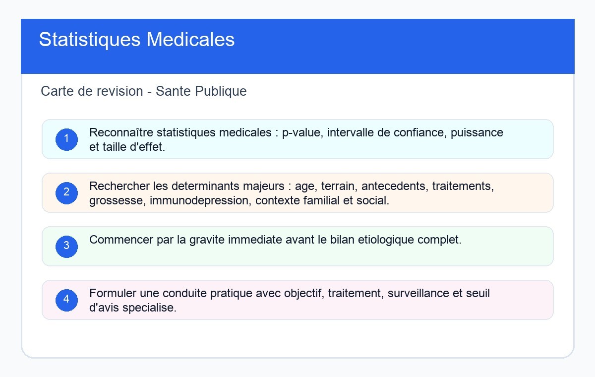 Statistiques Médicales