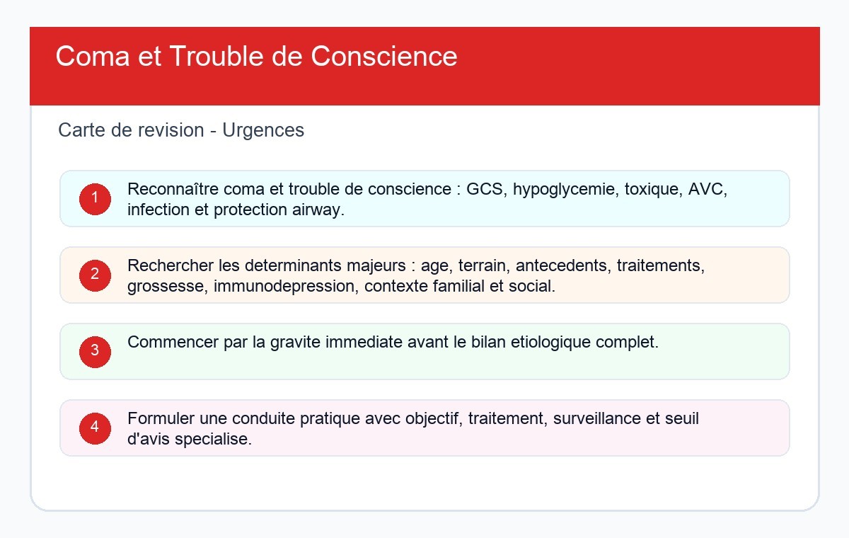 Coma et Trouble de Conscience