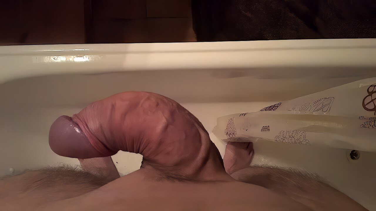 Erected human penis bent to the side 90 degrees curvature pe