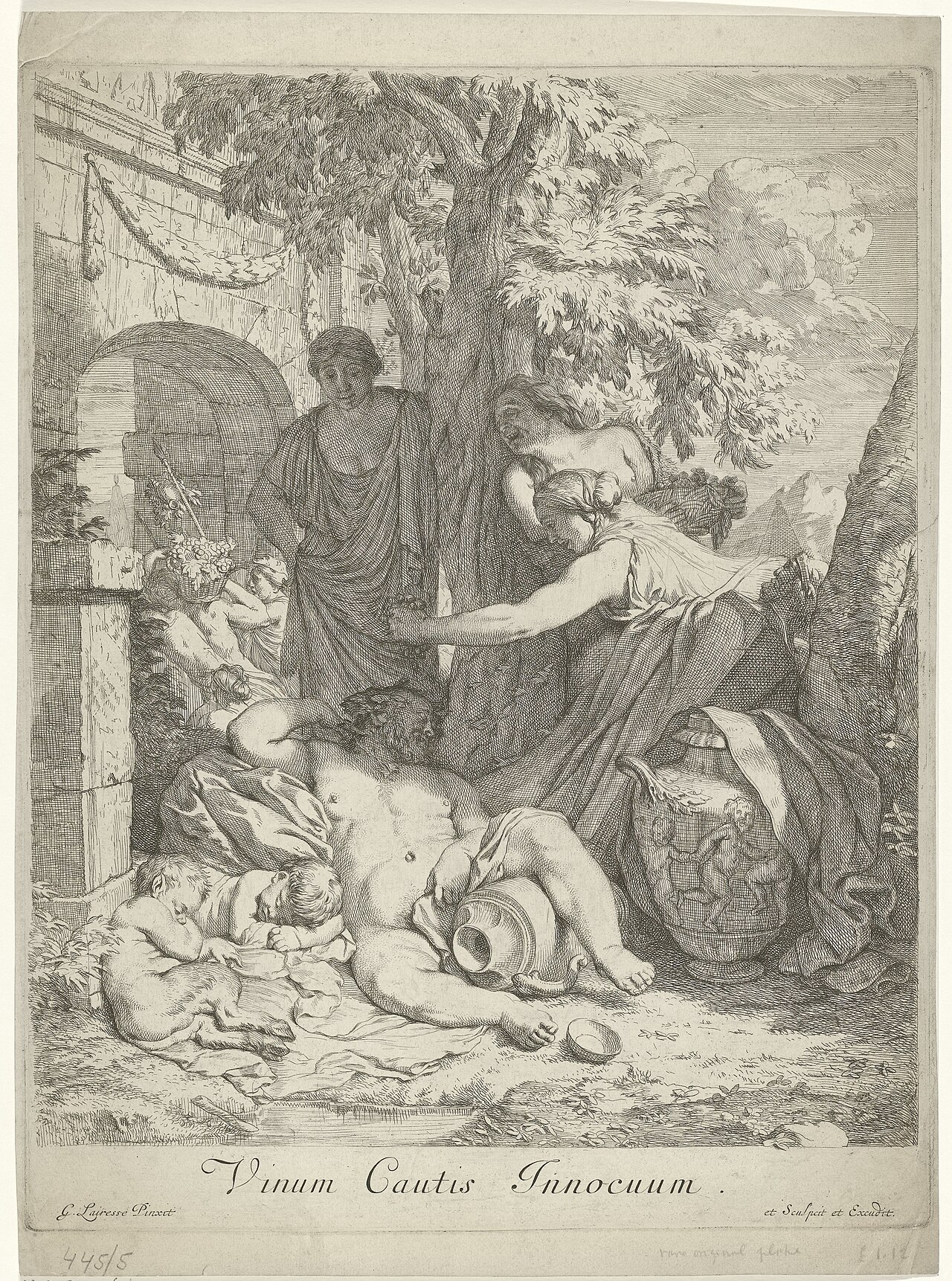 Identificatietitel s dronken silenus vinum cautis innocuum t